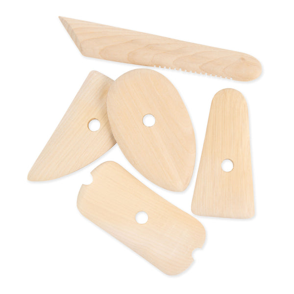 Royal And Langnickel RSET-POT8 | 5pc Wooden Potter's Ribs