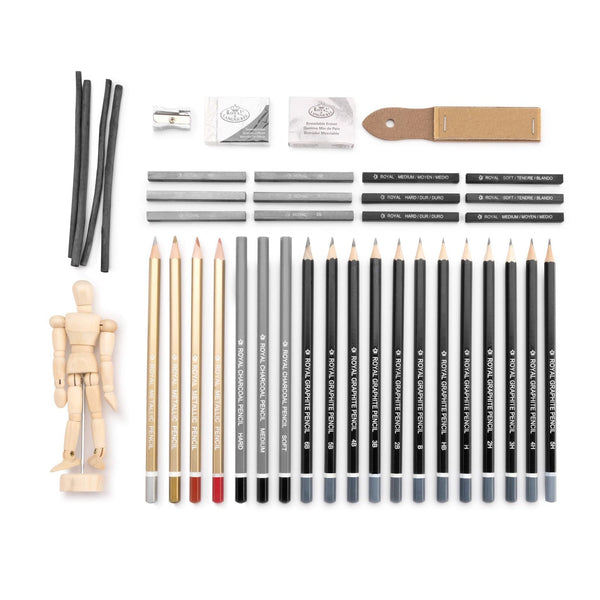 Royal And Langnickel RSET-SKET2020 | Essentials™ 41pc Sketching Travel Art Set