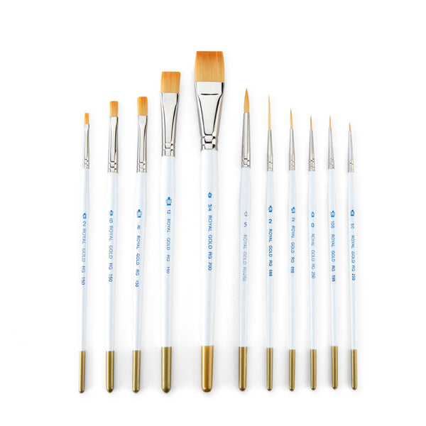 Royal And Langnickel RSET-TK11 | Royal Gold™ 11pc Assorted Brush Set
