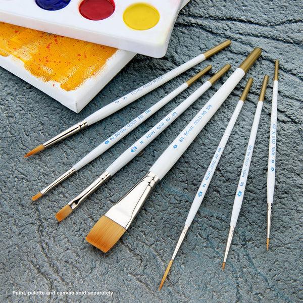 Royal And Langnickel RSET-TK7 | Royal Gold™ 7pc Assorted Brush Set