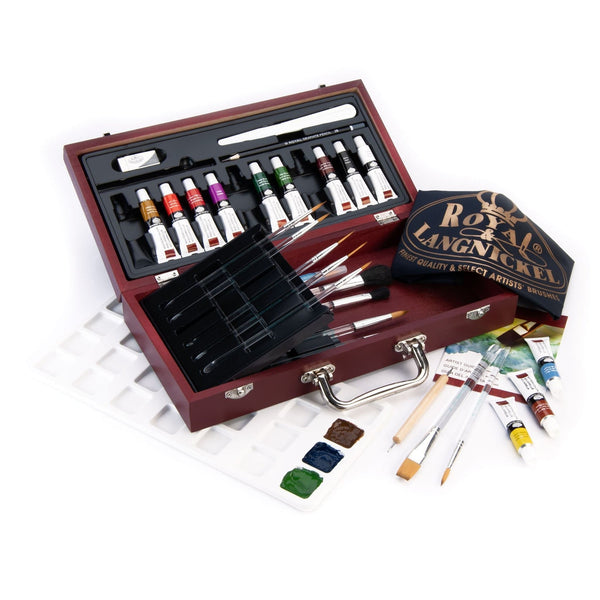 Royal And Langnickel RSET-WAT2000 | Essentials™ 32pc Watercolor Painting Travel Art Set