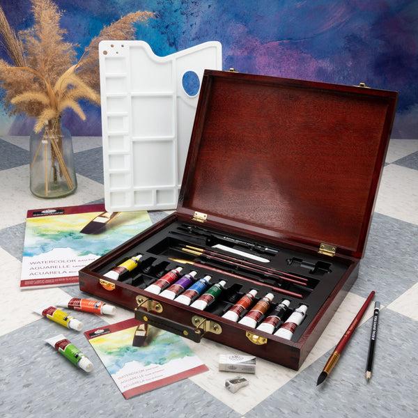Royal And Langnickel RSET-WAT2030 | Essentials™ 25pc Watercolor Painting Travel Art Set