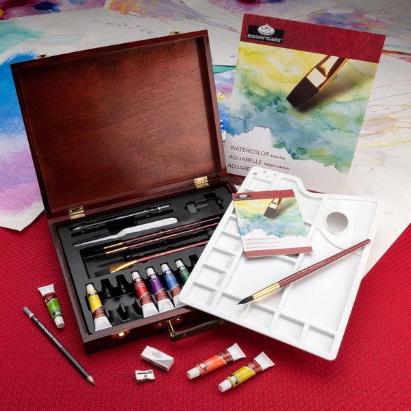 Royal And Langnickel RSET-WAT2030 | Essentials™ 25pc Watercolor Painting Travel Art Set
