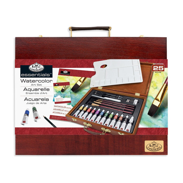 royal and langnickel RSET-WAT2030 | Essentials™ 25pc Watercolor Painting Travel Art Set
