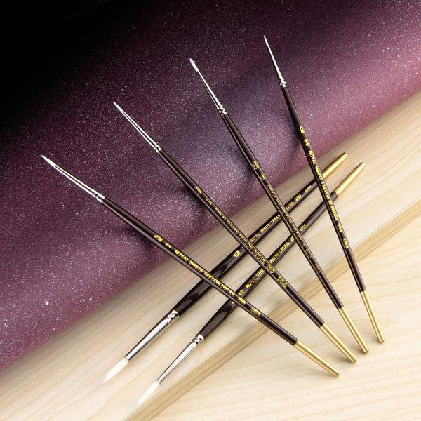 Royal And Langnickel RSET-WDETAIL | White Taklon™ 6pc Detail Brush Set