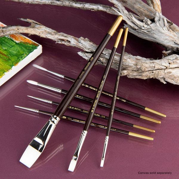 Royal And Langnickel RSET-WTK7 | White Taklon™ 7pc Deluxe Brush Set