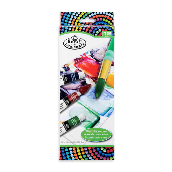 royal and langnickel RTN-102 | Watercolor 12 ml Paint - 12pc