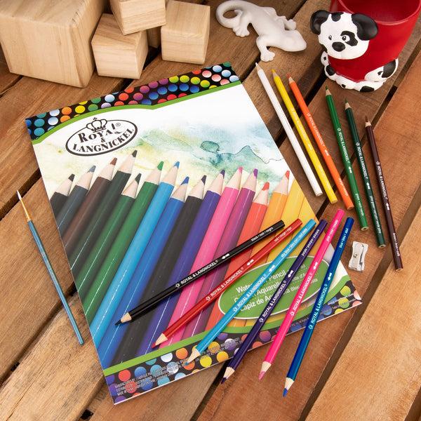 Royal And Langnickel RTN-105 | Watercolor Pencil Artist Pad Set - 15pc