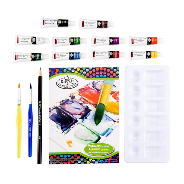 Royal And Langnickel RTN-138 | Watercolor Painting Art Set - 15pc
