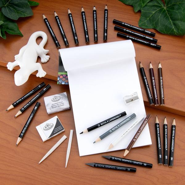 Royal And Langnickel RTN-182 | Sketching Color Wheel Art Set - 30pc