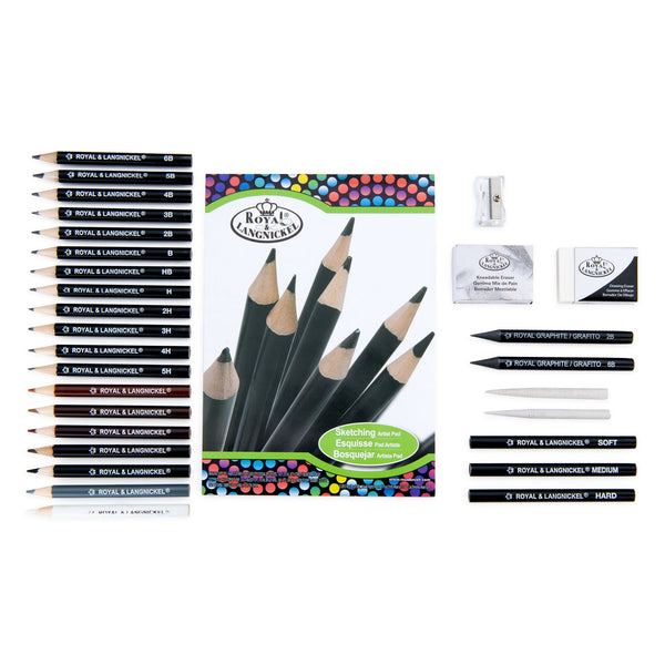 Royal And Langnickel RTN-182 | Sketching Color Wheel Art Set - 30pc