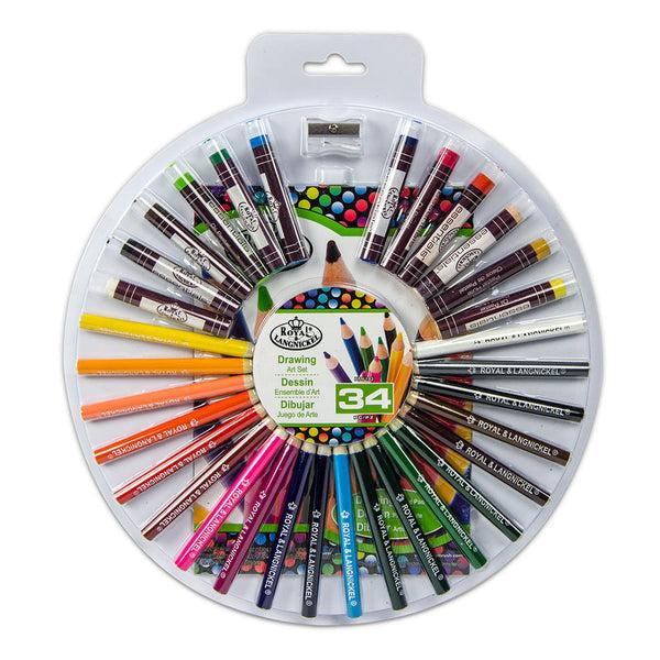 royal and langnickel RTN-183 | Drawing Color Wheel Art Set - 34pc