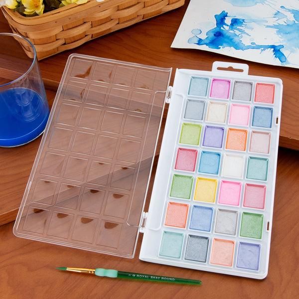 Royal And Langnickel RTN-184 | 29pc Pearlescent Watercolor Painting Art Set