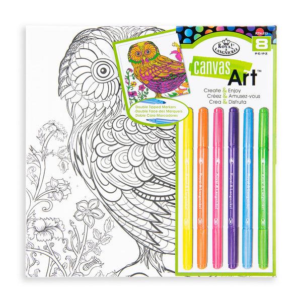 royal and langnickel RTN-253 | Canvas Art™ 8pc Marker Art Set