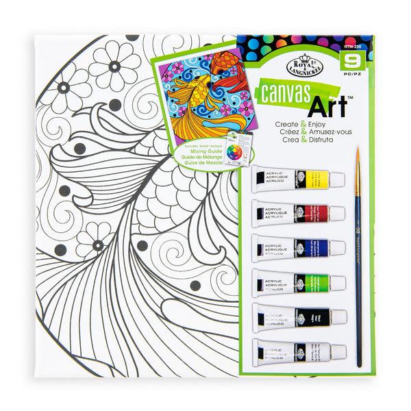 royal and langnickel RTN-258 | Canvas Art™ Painting Art Set - 9pc
