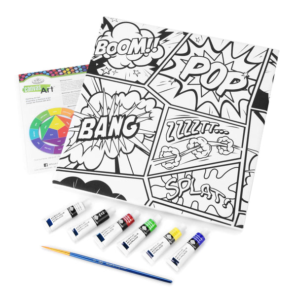 Royal And Langnickel RTN-273 | Canvas Art™ 9pc Acrylic Painting "Pop Art" Art Set