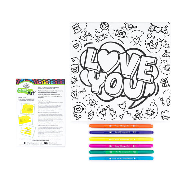 Royal And Langnickel RTN-275 | Canvas Art™ Markers Love You