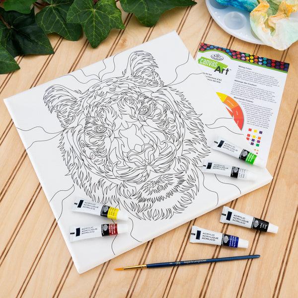 Royal And Langnickel RTN-280 | Canvas Art™ Paint Colorful Tiger
