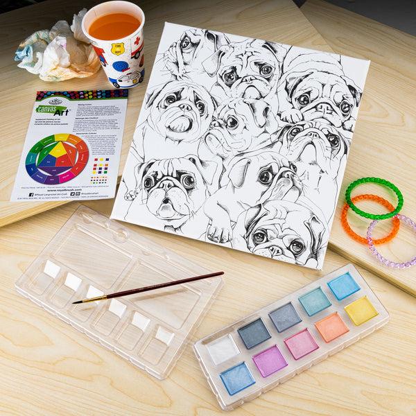 Royal And Langnickel RTN-290 | Pearlescent Paint Canvas Art-Puppy