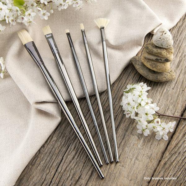 Royal And Langnickel RZEN-SET331-ZP | Zen™ 33 Series 5pc Long Handle Variety Brush Set