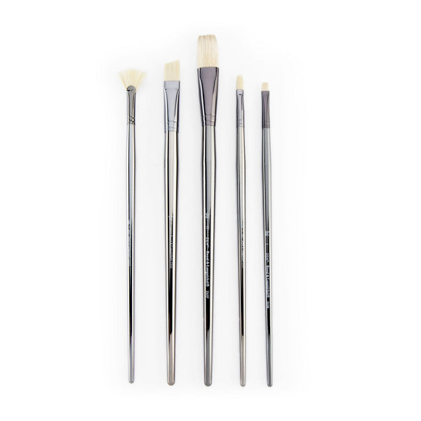 royal and langnickel RZEN-SET331-ZP | zen™ 33 Series 5pc Long Handle Variety Brush Set