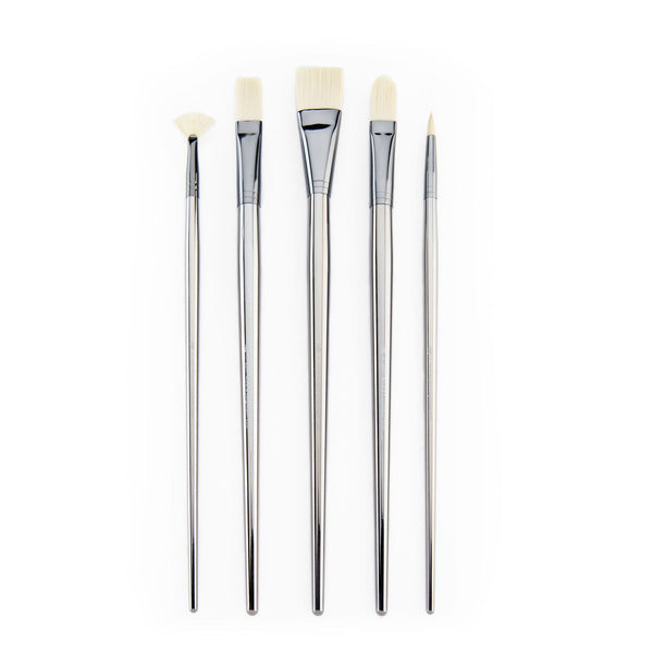 royal and langnickel RZEN-SET332-ZP | zen™ 33 Series 5pc Long Handle Variety Brush Set