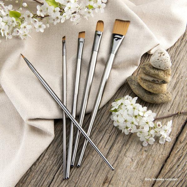 Royal And Langnickel RZEN-SET431-ZP | Zen™ 43 Series 5pc Long Handle Variety Brush Set