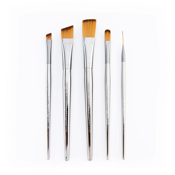 royal and langnickel RZEN-SET733-ZP | zen™ 73 Series 5pc Standard Handle Variety Brush Set