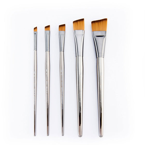 royal and langnickel RZEN-SET735-ZP | zen™ 73 Series 5pc Standard Handle Angular Brush Set