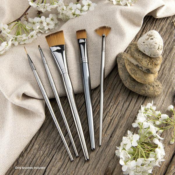 Royal And Langnickel RZEN-SET738-ZP | Zen™ 73 Series 5pc Standard Handle Variety Brush Set