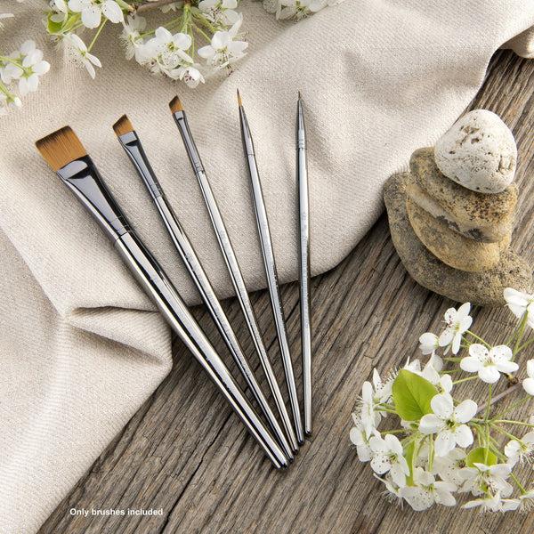 Royal And Langnickel RZEN-SET739-ZP | Zen™ 73 Series 5pc Standard Handle Variety Brush Set