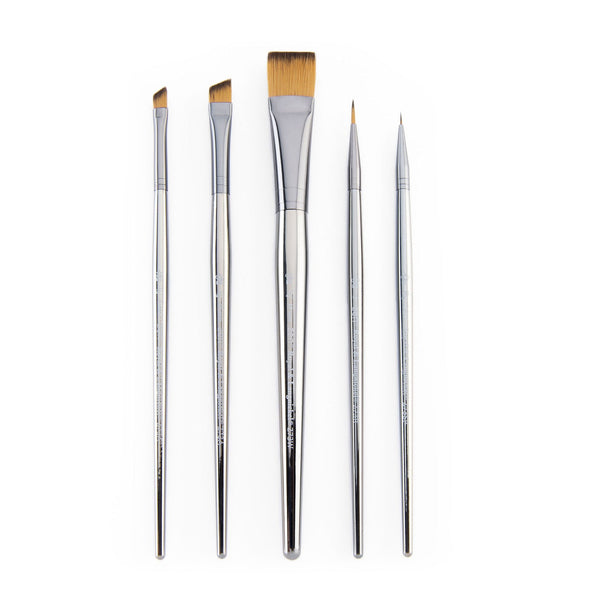 royal and langnickel RZEN-SET739-ZP | zen™ 73 Series 5pc Standard Handle Variety Brush Set