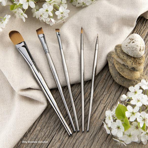 Royal And Langnickel RZEN-SET740-ZP | Zen™ 73 Series 5pc Standard Handle Variety Brush Set