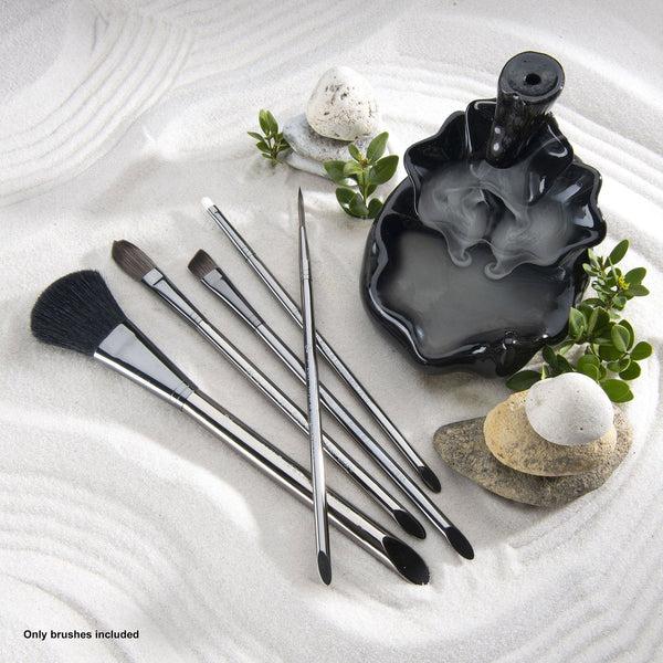 Royal And Langnickel RZEN-SET833-ZP | Zen™ 83 Series 5pc Standard Handle Variety Brush Set