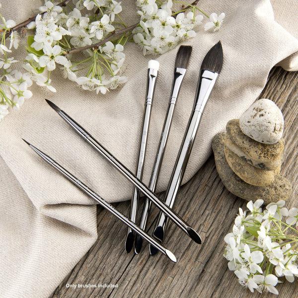 Royal And Langnickel RZEN-SET834-ZP | Zen™ 83 Series 5pc Standard Handle Variety Brush Set
