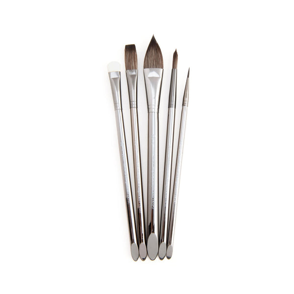 royal and langnickel RZEN-SET834-ZP | zen™ 83 Series 5pc Standard Handle Variety Brush Set