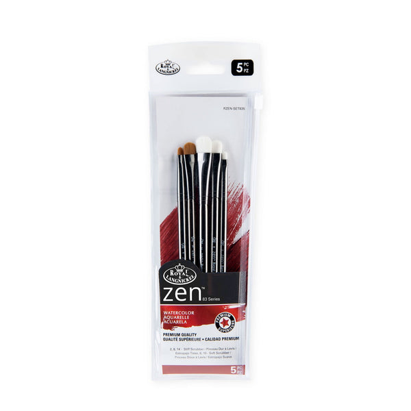 Royal And Langnickel RZEN-SET835-ZP | Zen™ 83 Series 5pc Standard Handle Scrubber Brush Set