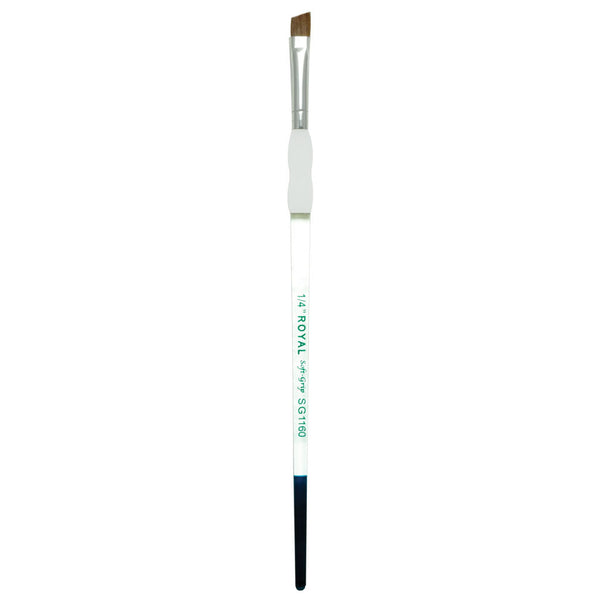 royal and langnickel SG1160 Series | Soft-Grip™ Sabline Standard Handle Angular Brush