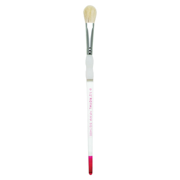 royal and langnickel SG1400 Series | Soft-Grip™ Standard Handle Natural Hair Blending Mop Brush