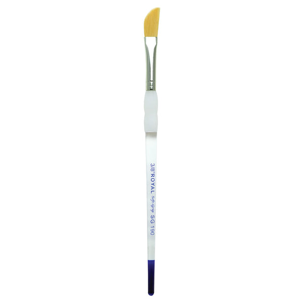 Royal And Langnickel SG190 Series | Soft-Grip™ Standard Handle Gold Taklon Dagger Brush