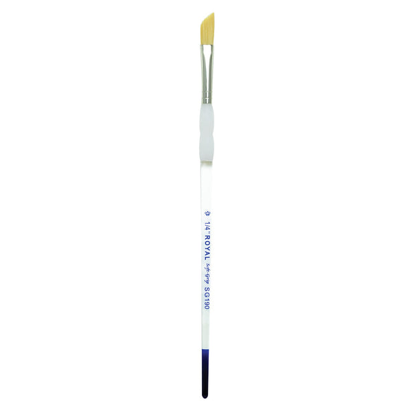 royal and langnickel SG190 Series | Soft-Grip™ Standard Handle Gold Taklon Dagger Brush