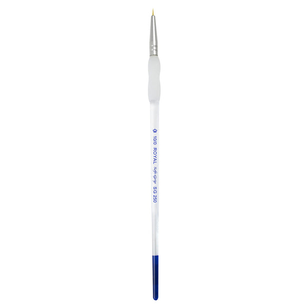 Royal And Langnickel SG250 Series | Soft-Grip™ Standard Handle Gold Taklon Round Brush