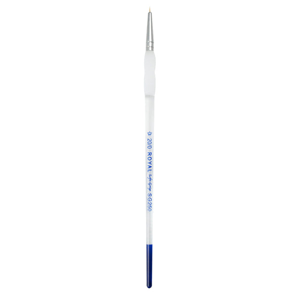 royal and langnickel SG250 Series | Soft-Grip™ Standard Handle Gold Taklon Round Brush