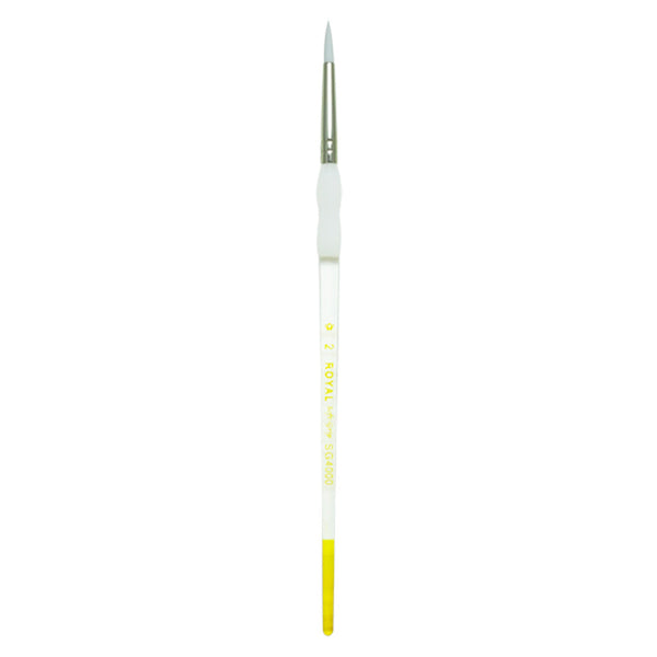 royal and langnickel SG4000 Series | Soft-Grip™ Standard Handle White Taklon Round Brush