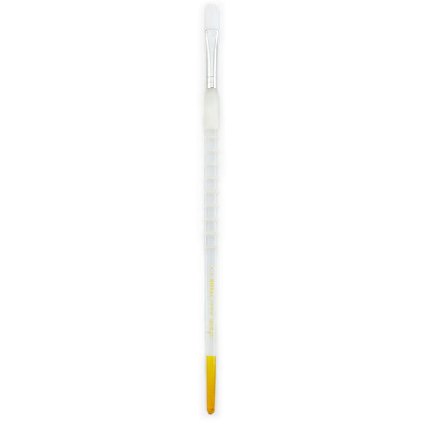 royal and langnickel SG4520 Series | Soft-Grip™ Long Handle White Taklon Filbert Brush