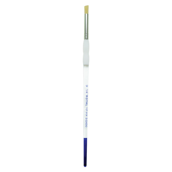 royal and langnickel SG650 Series | Soft-Grip™ Standard Handle Gold Taklon Deerfoot Brush
