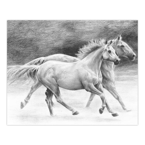 Royal And Langnickel SKBN20 | Sketching Made Easy™ Running Free 10pc 8.75" X 11.75" Sketching Art Project