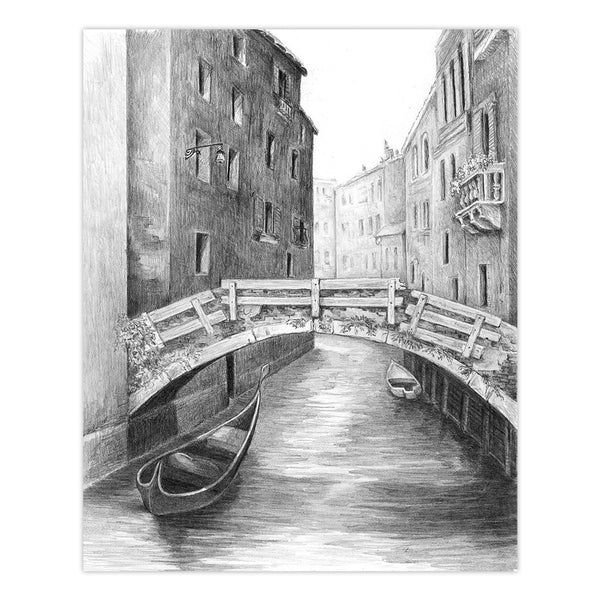 Royal And Langnickel SKBN3 | Sketching Made Easy™ Venice Bridge 10pc 8.75" X 11.75" Sketching Art Project