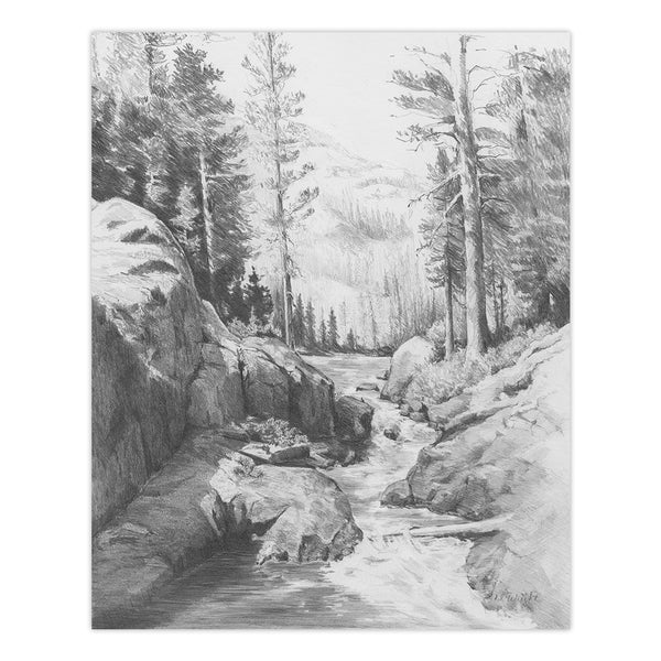 Royal And Langnickel SKBN6 | Sketching Made Easy™ Shadow Lake 10pc 8.75" X 11.75" Sketching Art Project