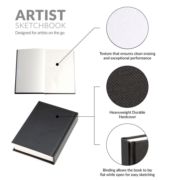 Royal And Langnickel SKT46-301 | 4" X 6" Hardbound Sketchbook
